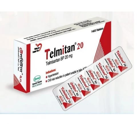 Tablet Telmitan 20mg (42pcs)